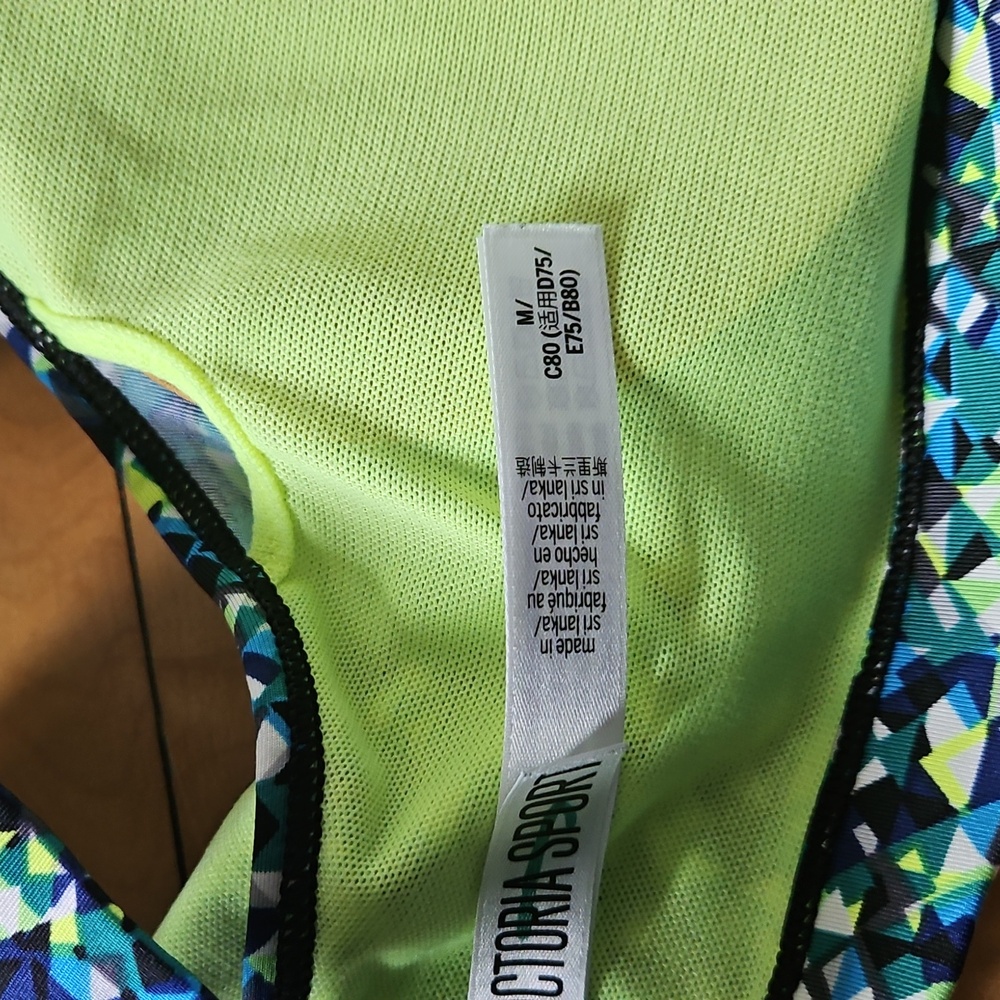 VSX Victoria's Secret Racerback Sports Bra "The Player" - Picture 3 of 3
